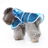 HKM-7682621 Reflective Large Pet Raincoat for Dogs and Cats - Comfortable, Warm, and Convenient Weather Protection