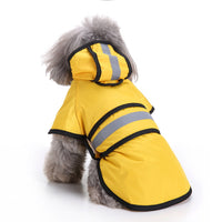 HKM-7682621 Reflective Large Pet Raincoat for Dogs and Cats - Comfortable, Warm, and Convenient Weather Protection