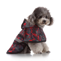 HKM-7682621 Reflective Large Pet Raincoat for Dogs and Cats - Comfortable, Warm, and Convenient Weather Protection
