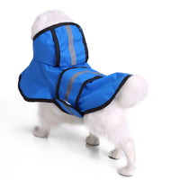 HKM-7682621 Reflective Large Pet Raincoat for Dogs and Cats - Comfortable, Warm, and Convenient Weather Protection