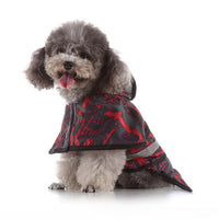 HKM-7682621 Reflective Large Pet Raincoat for Dogs and Cats - Comfortable, Warm, and Convenient Weather Protection