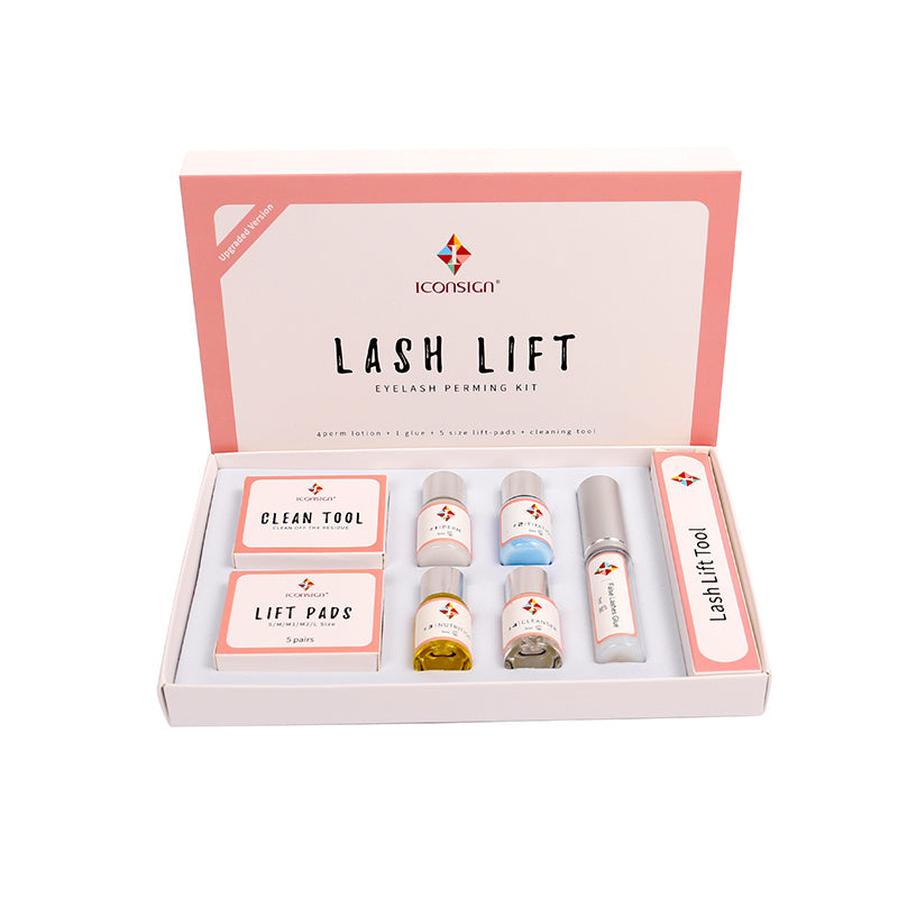 HKM-768339 Simple Hot Curling Eyelash Extension Set - Independent Box, White