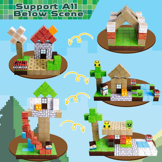 HKM-768403 Magnetic Building Tiles Set – 80 Pcs Educational Magnetic Blocks for Creative Play and Imagination