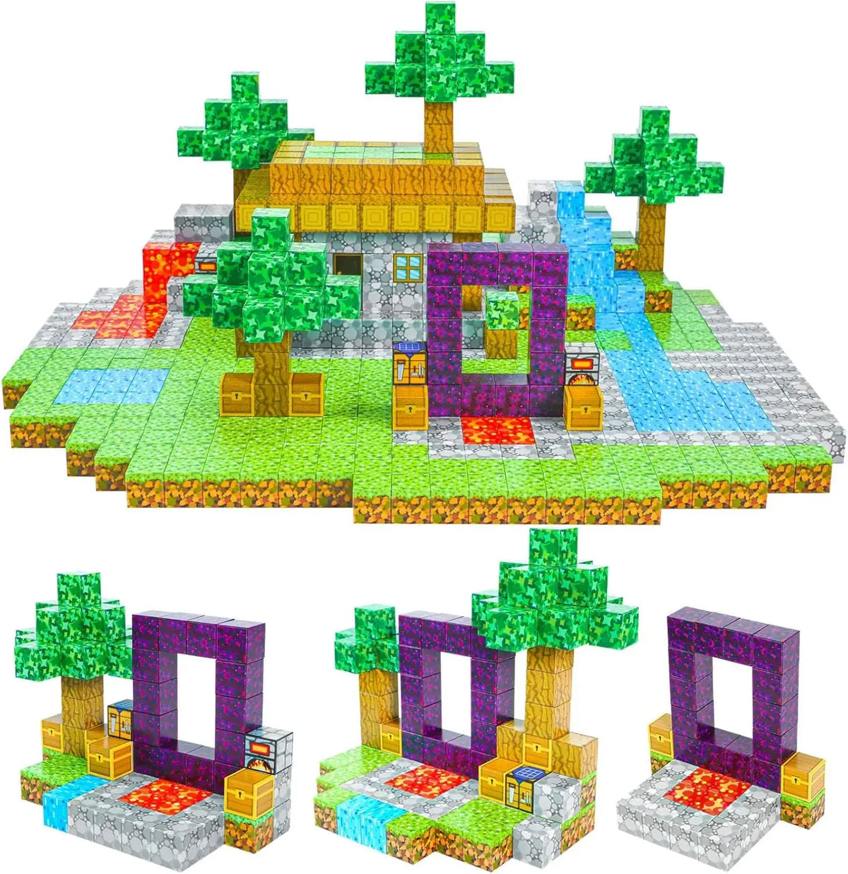 HKM-768403 Magnetic Building Tiles Set – 80 Pcs Educational Magnetic Blocks for Creative Play and Imagination