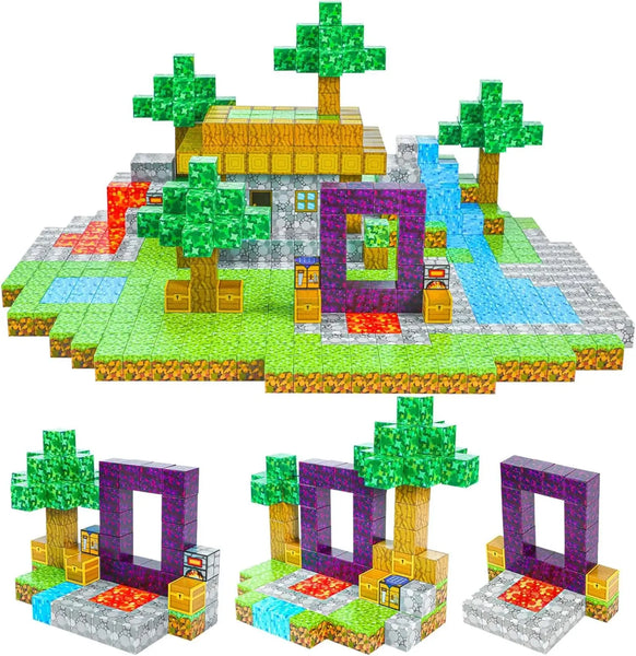 HKM-768403 Magnetic Building Tiles Set – 80 Pcs Educational Magnetic Blocks for Creative Play and Imagination