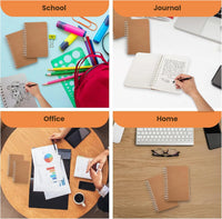 HKM-768403 Small Pocket Notebooks 5 Pack with 180 Ruled Pages for Writing, Drawing, and Note Taking