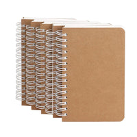 HKM-768403 Small Pocket Notebooks 5 Pack with 180 Ruled Pages for Writing, Drawing, and Note Taking