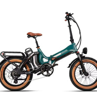 HKM-768595 20'' Foldable Electric Mountain Bike with Dual Battery 28.8Ah, 167 Miles Range, 7 Speed, and Bluetooth Control