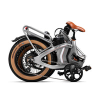 HKM-768595 20'' Foldable Electric Mountain Bike with Dual Battery 28.8Ah, 167 Miles Range, 7 Speed, and Bluetooth Control