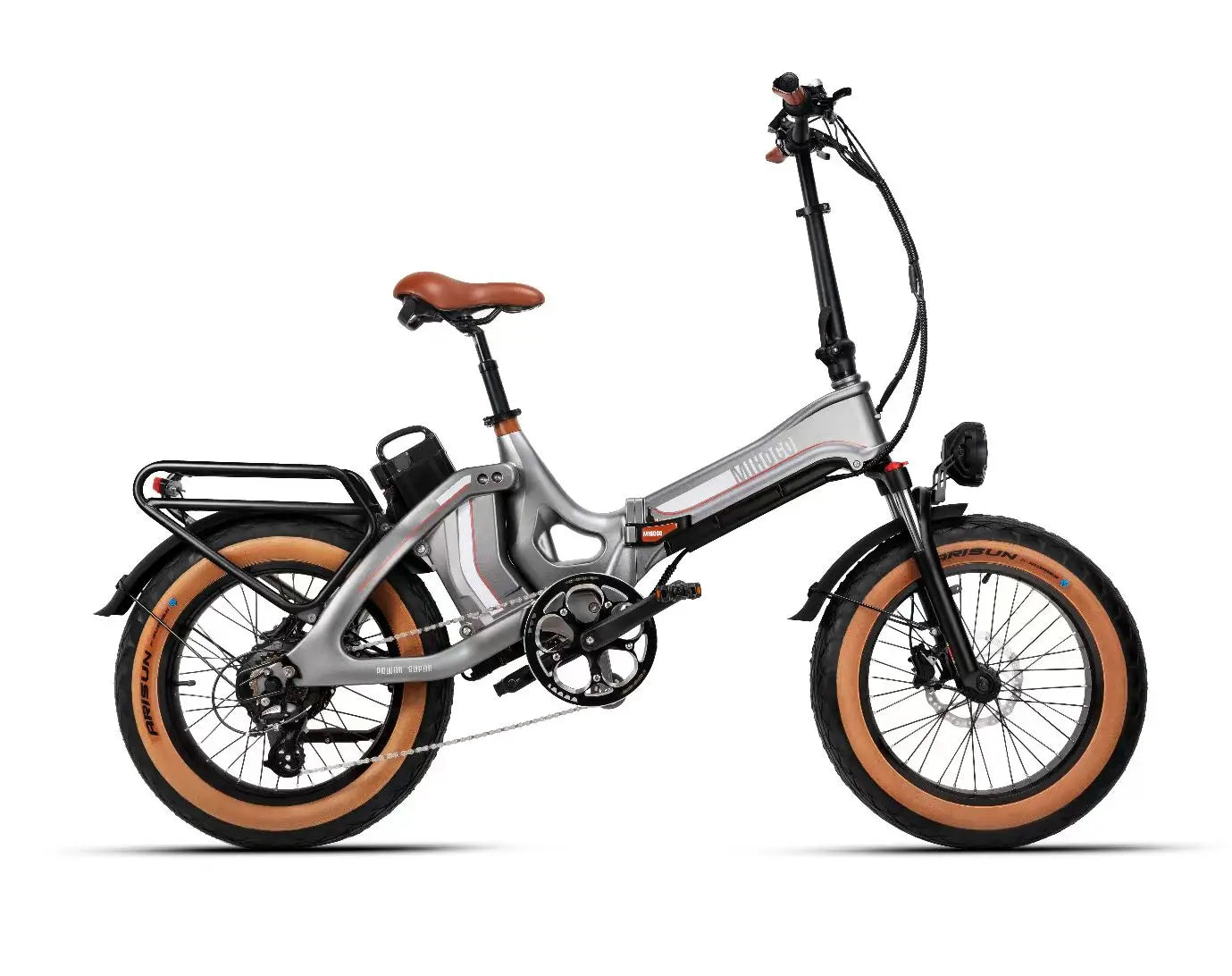 HKM-768595 20'' Foldable Electric Mountain Bike with Dual Battery 28.8Ah, 167 Miles Range, 7 Speed, and Bluetooth Control