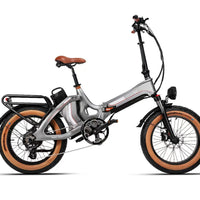 HKM-768595 20'' Foldable Electric Mountain Bike with Dual Battery 28.8Ah, 167 Miles Range, 7 Speed, and Bluetooth Control