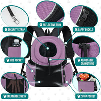 HKM-7686461 Portable Pet Dog Carrier Backpack for Travel – Breathable Outdoor Carrying Bag (41.9 x 25.4 x 43.2 cm)