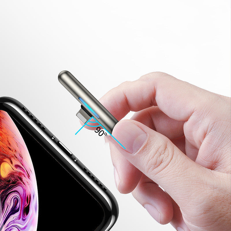 HKM-768659 Baseus 2m Elbow Design Data Cable for iPhone 8 and XS, Compatible Mobile Gaming Accessory