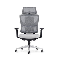 HKM-768723 Ergonomic Office Chair with Adjustable Headrest and Swivel Base for Comfort & Support