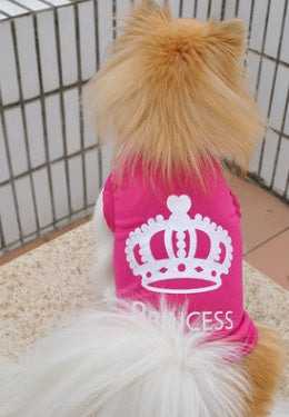 HKM-7688381 Princess Dog Vest, Polyester, Size L (Length 36cm, Bust 46cm, Neck 36cm), M (Length 29cm, Bust 43cm, Neck 28cm), S (Length 24cm, Bust 37cm, Neck 25cm), XS (Length 18cm, Bust 31cm, Neck 20cm)