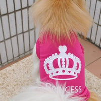 HKM-7688381 Princess Dog Vest, Polyester, Size L (Length 36cm, Bust 46cm, Neck 36cm), M (Length 29cm, Bust 43cm, Neck 28cm), S (Length 24cm, Bust 37cm, Neck 25cm), XS (Length 18cm, Bust 31cm, Neck 20cm)