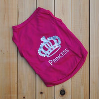 HKM-7688381 Princess Dog Vest, Polyester, Size L (Length 36cm, Bust 46cm, Neck 36cm), M (Length 29cm, Bust 43cm, Neck 28cm), S (Length 24cm, Bust 37cm, Neck 25cm), XS (Length 18cm, Bust 31cm, Neck 20cm)