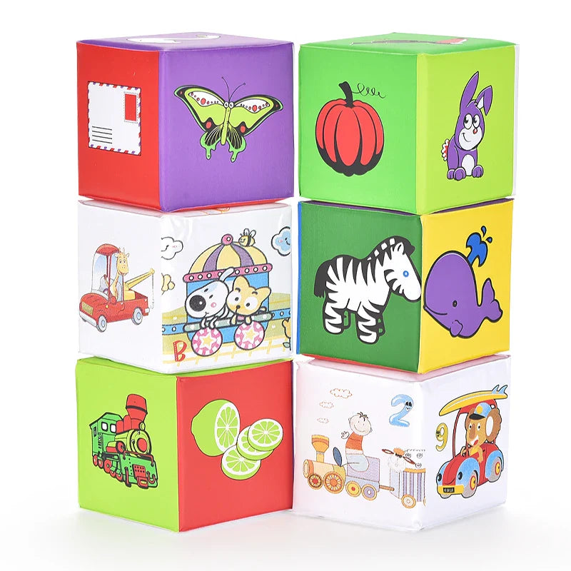 HKM-768851 Educational Cartoon EVA Foam Block Toys for Newborns and Toddlers, Ideal for Ages 0-12 Months