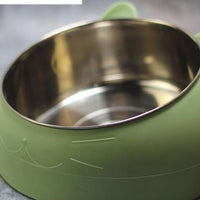 HKM-7690173 Double Pet Bowl for Dogs and Cats - Anti-Overturning Design, PS Resin Material, Large Size