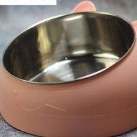 HKM-7690173 Double Pet Bowl for Dogs and Cats - Anti-Overturning Design, PS Resin Material, Large Size
