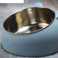 HKM-7690173 Double Pet Bowl for Dogs and Cats - Anti-Overturning Design, PS Resin Material, Large Size