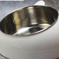 HKM-7690173 Double Pet Bowl for Dogs and Cats - Anti-Overturning Design, PS Resin Material, Large Size