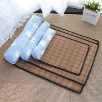 HKM-7691453 Pet Cooling Mat – Comfortable Ice Silk Pad for Dogs and Cats to Stay Cool in Summer Heat
