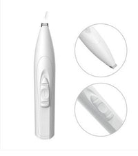 HKM-769171 Electric Pet Hair Trimmer for Cats and Dogs - Rechargeable and Battery Operated Scissors in White and Pink