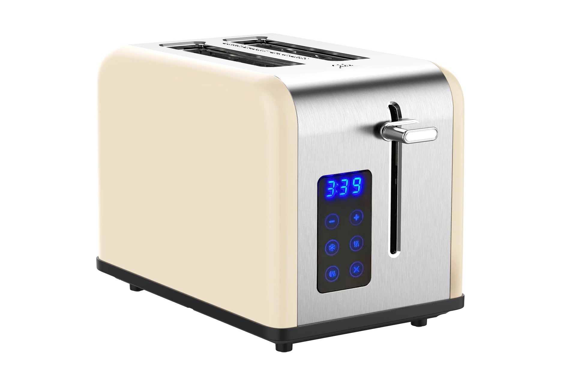 HKM-769171 Stainless Steel Electric Digital Touch Screen Bread Toaster for 2 Slices