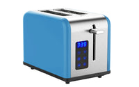 HKM-769171 Stainless Steel Electric Digital Touch Screen Bread Toaster for 2 Slices