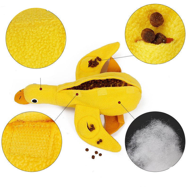 HKM-7693245 Sniffing Training Toy with Dog Sound and Food Leak Features for Pets