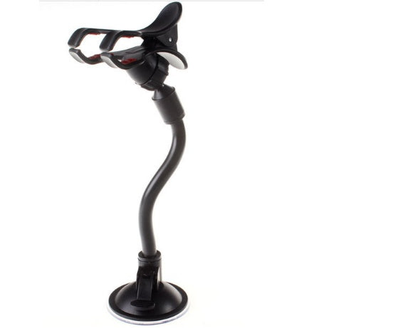 HKM-769491 Guitar Phone Holder Stand with Suction Cups for Street Singing and Car Use - 360-Degree Rotation