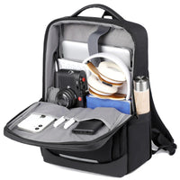 HKM-769491 Large USB Travel Laptop Backpack with Modern Design for Professionals and Students