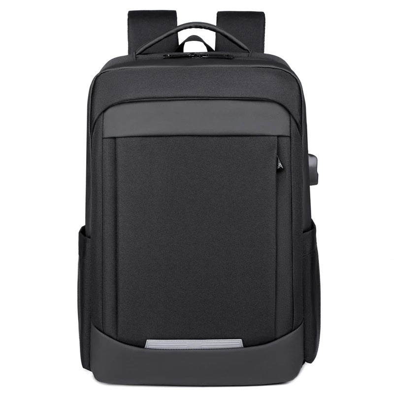 HKM-769491 Large USB Travel Laptop Backpack with Modern Design for Professionals and Students