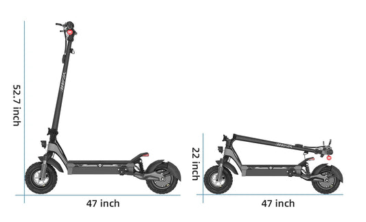 HKM-769619 YUME Swift 250W Foldable Electric Scooter with 10-Inch Wide Wheel and 60km Range