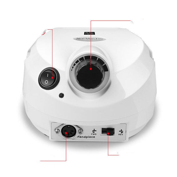 HKM-769747 Electric Nail Polisher with Foot Switch and Stepless Speed Control, 3000 RPM Nail Removing Tool