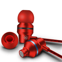 HKM-769747 Wired In-Ear Headphones with Microphone and 3.5mm Connector, Silicone Earplugs, 1.2m Cable