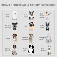 HKM-7699389 Furniture-Style Dog Crate and End Table for Small to Medium Dogs