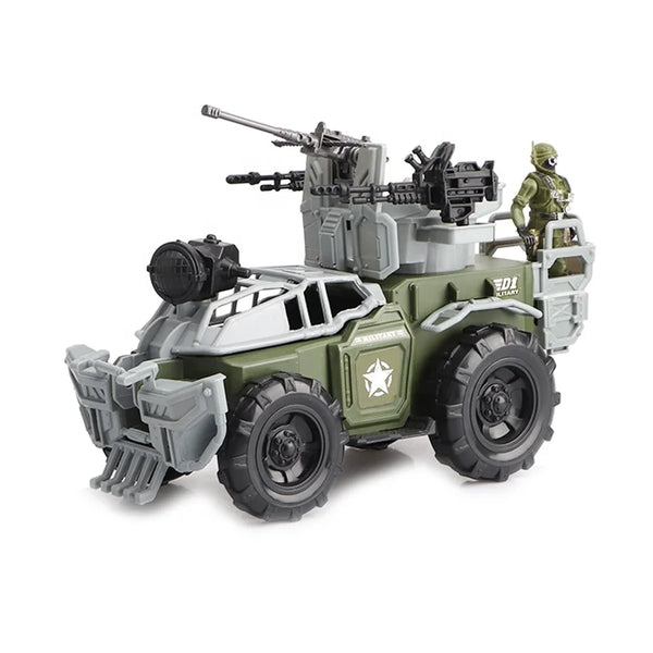 HKM-769939 Military Action Play Set Toy for Boys Ages 4-12, Includes Soldier Accessories, Plastic, In-Stock