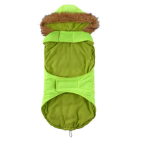 HKM-7699901 Winter Reflective Pet Clothes for Large Dogs - Casual Polyester Design