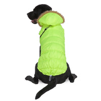 HKM-7699901 Winter Reflective Pet Clothes for Large Dogs - Casual Polyester Design
