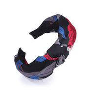 HKM-770003 Korean Style Unisex Wide-Sided Knotted Face Wash Headband