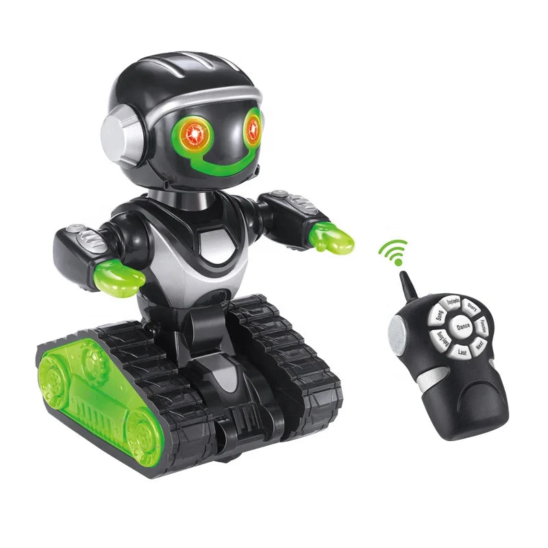 HKM-770067 Remote Control Intelligent Robot Toy with Light & Music for Kids Ages 2-7