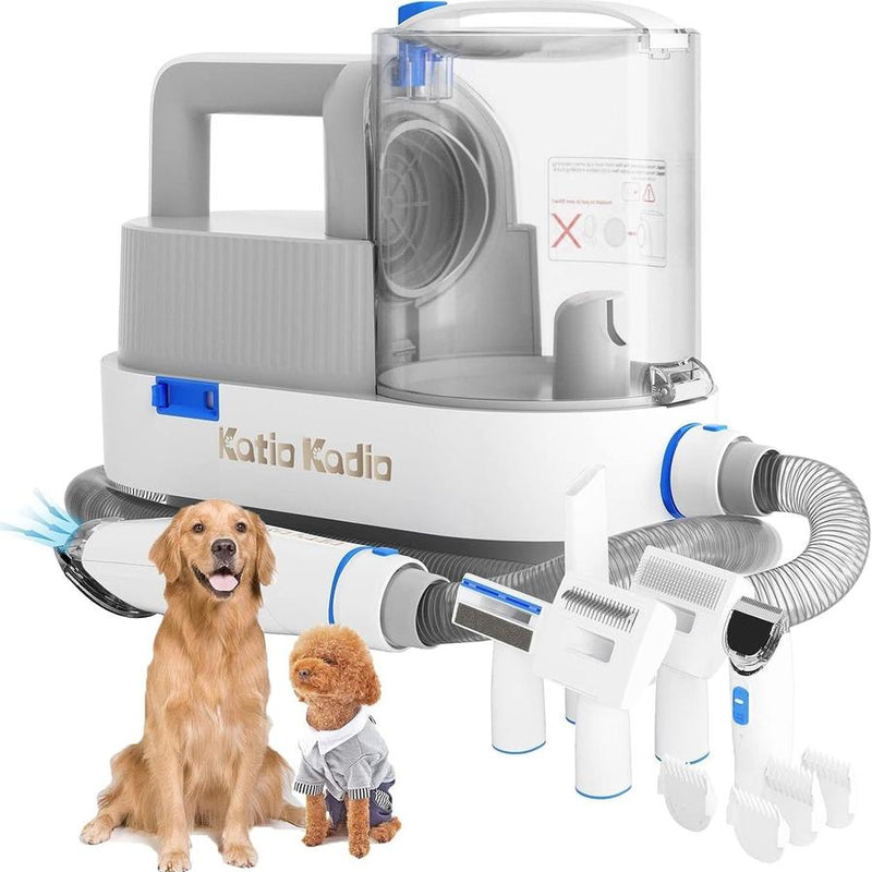 HKM-770323 5-in-1 Dog Grooming Kit with Vacuum Suction and Low Noise Technology for Small to Medium Pets