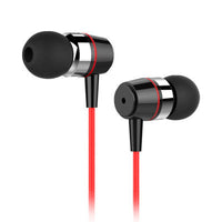 HKM-770323 Metal In-Ear Earphones with 3.5mm Plug and 1.2M Silica Gel Cable for Smartphones and Computers