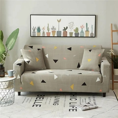 HKM-770323 Universal Stretch Sofa Cover in Polyester and Spandex Fabric