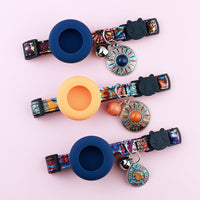 HKM-7703485 Navy Blue, Orange, and Blue Red Protective Covers for Adjustable Pet Collars