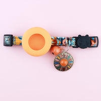 HKM-7703485 Navy Blue, Orange, and Blue Red Protective Covers for Adjustable Pet Collars