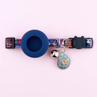 HKM-7703485 Navy Blue, Orange, and Blue Red Protective Covers for Adjustable Pet Collars