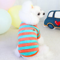 HKM-7703869 Cozy Rainbow Fleece Winter Clothing for Cats & Small Pets